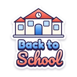 Back to School sticker