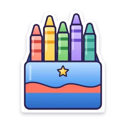 Box of Crayons sticker