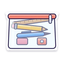 Exam Pouch sticker