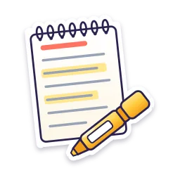 Highlighted Notes sticker