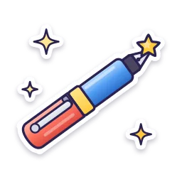 Lucky Pen sticker
