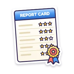 Report Card sticker