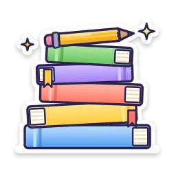 Stack of Books sticker