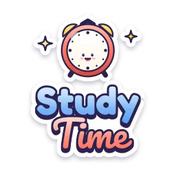 Study Time sticker