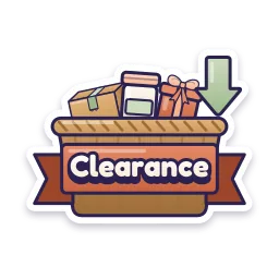 Clearance sticker